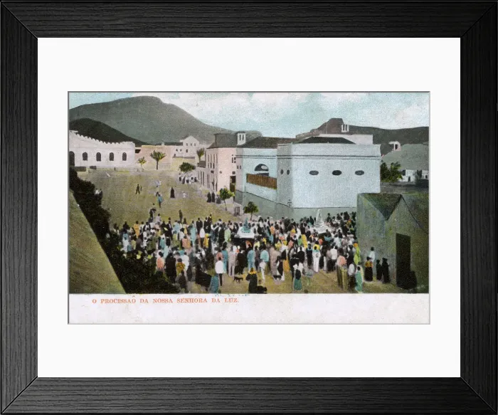 Framed Print : Procession in Luz, near Lagos, Algarve, southern Portugal Framed Print : Procession in Luz, near Lagos, Algarve, southern Portugal