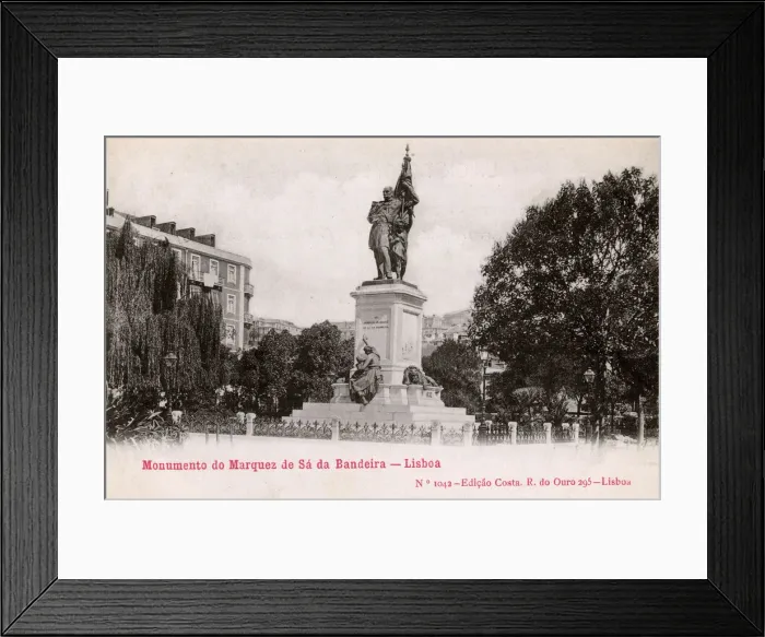 Framed Print : Monument to Marques de Sa da Bandeira, Lisbon, Portugal Framed Print : Monument to Marques de Sa da Bandeira, Lisbon, Portugal