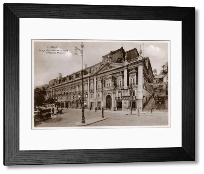 Framed Print : Palacio Foz, Praca dos Restauradores, Lisbon, Portugal Framed Print : Palacio Foz, Praca dos Restauradores, Lisbon, Portugal