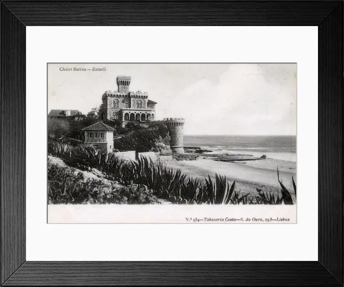 Framed Print : Chalet Barros, Estoril, Cascais, Portugal Framed Print : Chalet Barros, Estoril, Cascais, Portugal