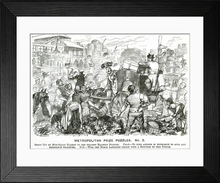 Framed Print : Cartoon, Metropolitan Prize Puzzles No. 2 Framed Print : Cartoon, Metropolitan Prize Puzzles No. 2