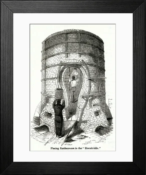 Framed Print : Porcelain manufacturers 1843 Framed Print : Porcelain manufacturers 1843