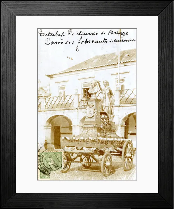 Framed Print : Bocage centenary, Setubal, Portugal Framed Print : Bocage centenary, Setubal, Portugal