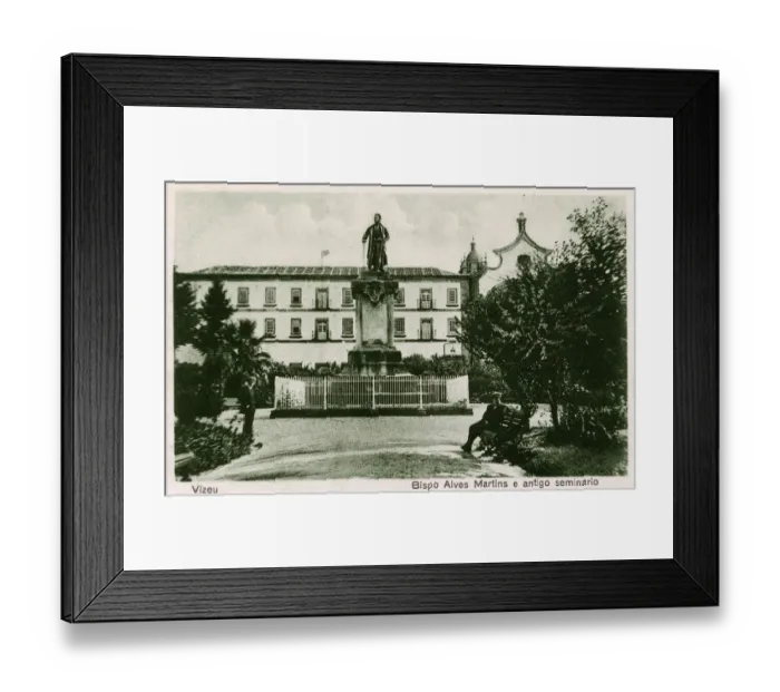 Framed Print : Statue of Bishop Alves Martins, Viseu, Central Portugal Framed Print : Statue of Bishop Alves Martins, Viseu, Central Portugal