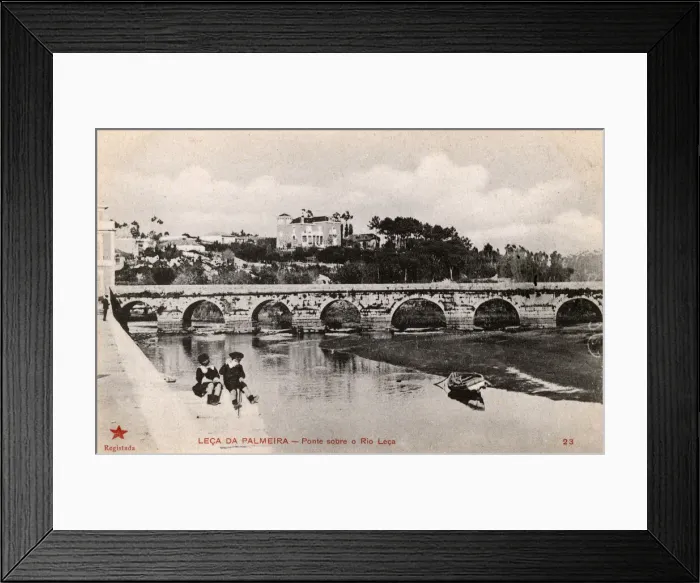Framed Print : Bridge at Leca da Palmeira, Porto district, Portugal Framed Print : Bridge at Leca da Palmeira, Porto district, Portugal