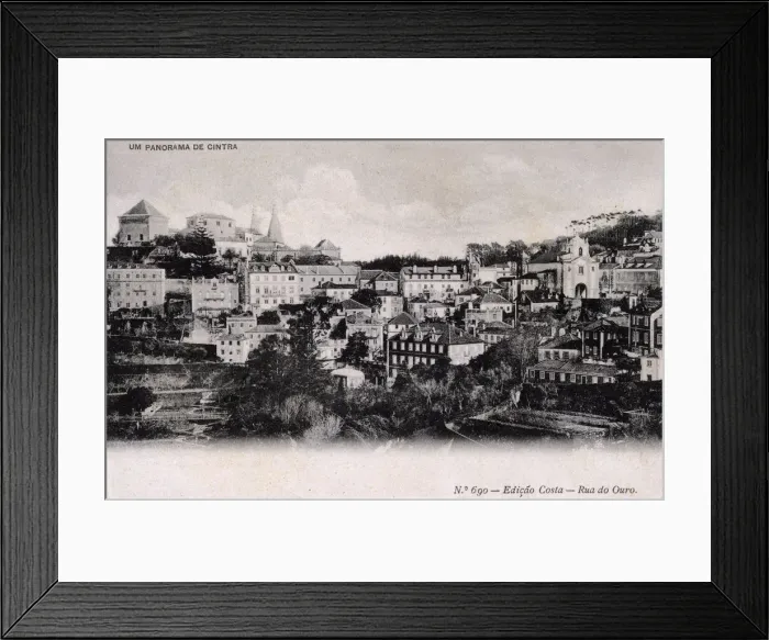Framed Print : General view of Sintra, Lisbon region, southern Portugal
