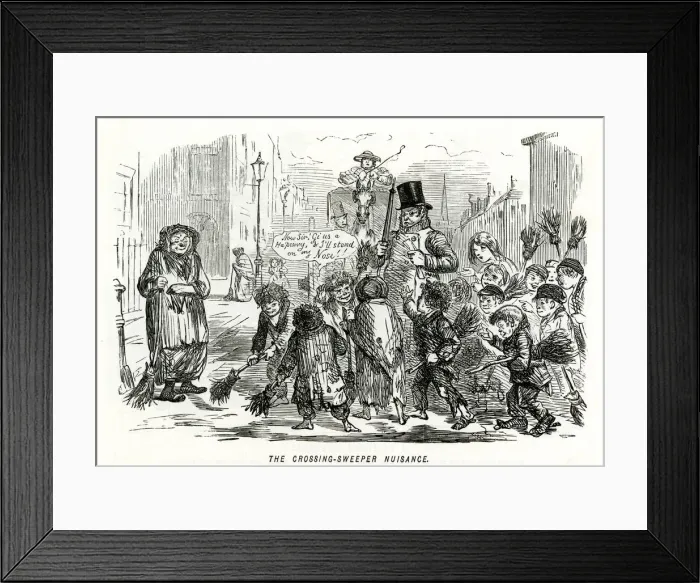 Framed Print : Crossing-sweeper nuisance Crossing-sweeper nuisance 1856 Framed Print : Crossing-sweeper nuisance Crossing-sweeper nuisance 1856