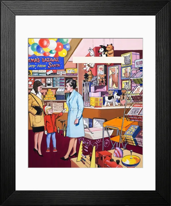 Framed Print : At the Toy Shop Framed Print : At the Toy Shop