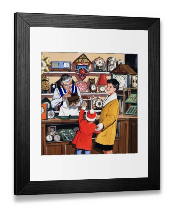 Framed Print : The Clock Repairer Framed Print : The Clock Repairer