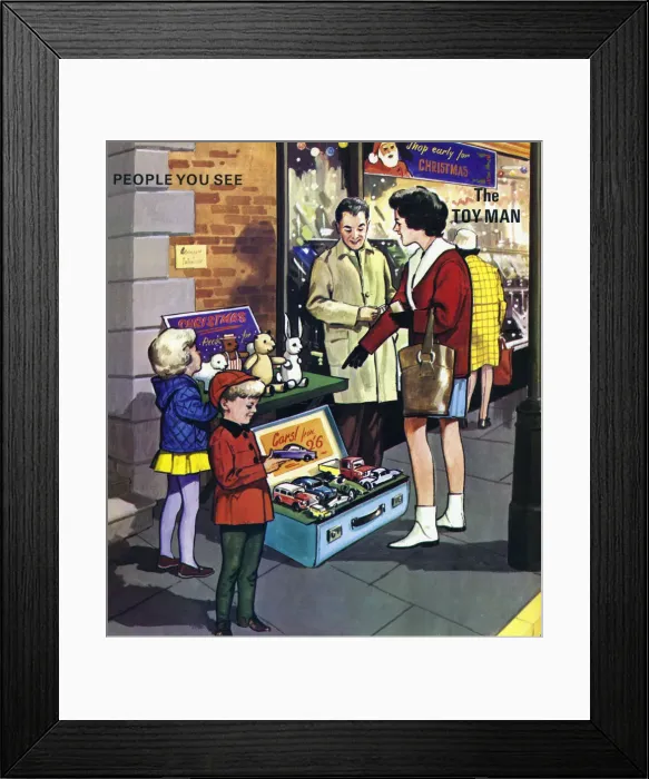 Framed Print : The Toy Man Framed Print : The Toy Man
