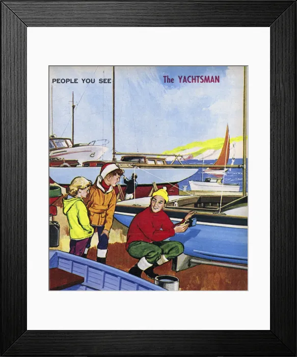 Framed Print : The Yachtsman Framed Print : The Yachtsman