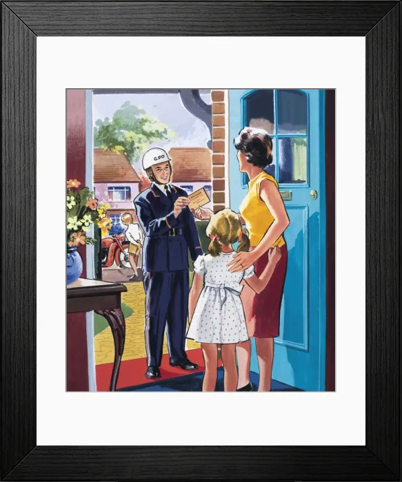 Framed Print : Telegram Messenger Boy Framed Print : Telegram Messenger Boy