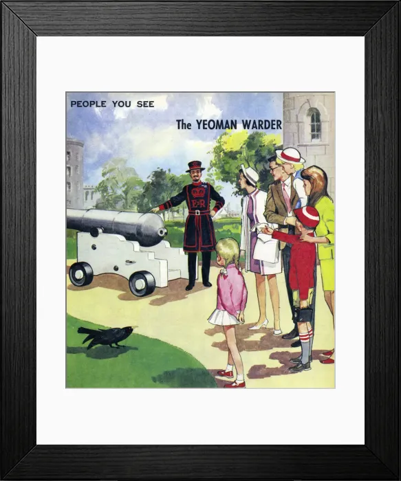 Framed Print : The Yeoman Warder Framed Print : The Yeoman Warder