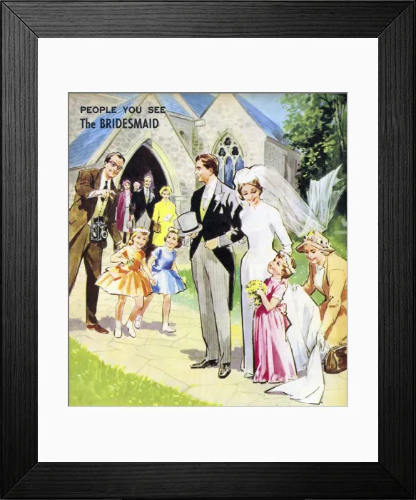 Framed Print : The Bridesmaid Framed Print : The Bridesmaid