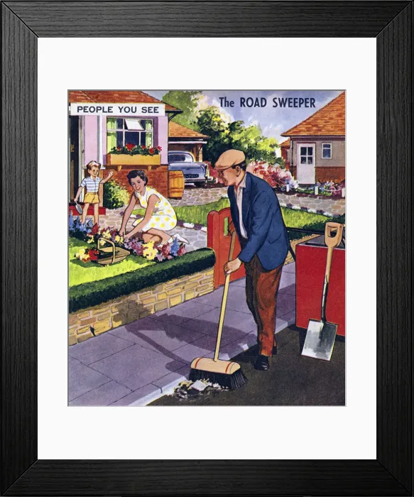 Framed Print : The Road Sweeper Framed Print : The Road Sweeper