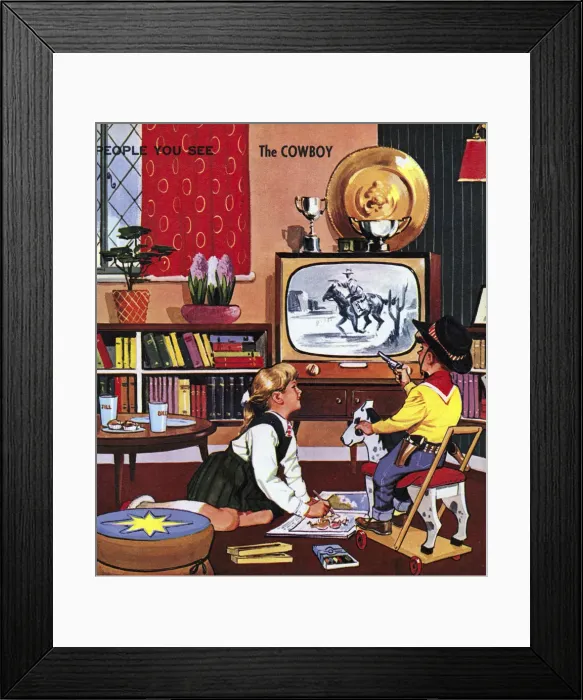 Framed Print : The Cowboy Framed Print : The Cowboy
