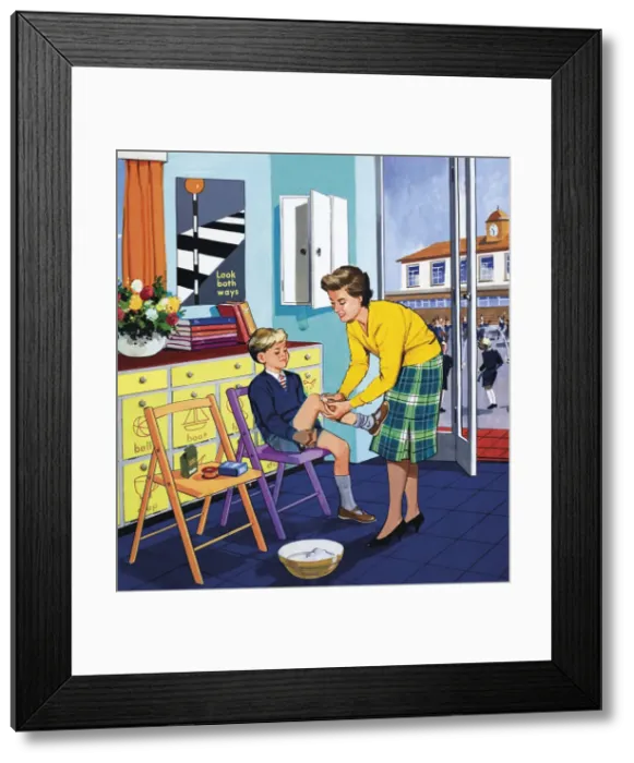 Framed Print : School Nurse Framed Print : School Nurse
