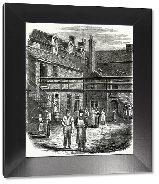 Wedgwoods manufactory in Etruria 1850s