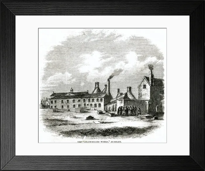 Framed Print : Wedgwoods manufactory in Burslem Framed Print : Wedgwoods manufactory in Burslem