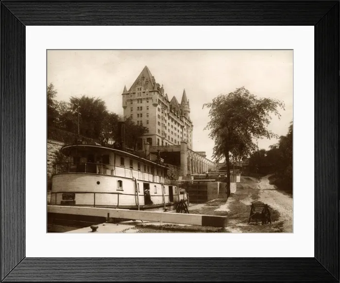Framed Print : Chateau Laurier and Rideau Locks, Ottawa, Ontario, Canada Framed Print : Chateau Laurier and Rideau Locks, Ottawa, Ontario, Canada