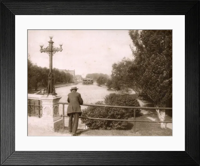 Framed Print : Rideau Canal from Driveway, Ottawa, Ontario, Canada Framed Print : Rideau Canal from Driveway, Ottawa, Ontario, Canada