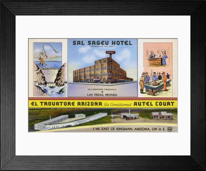 Framed Print : Sal Sagev Hotel, Las Vegas, Nevada, USA Framed Print : Sal Sagev Hotel, Las Vegas, Nevada, USA