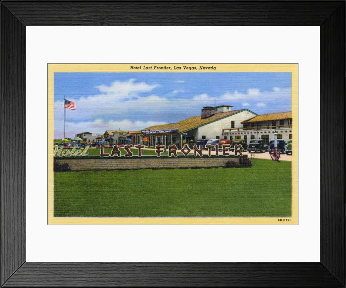 Framed Print : Hotel Last Frontier, Las Vegas, Nevada, USA Framed Print : Hotel Last Frontier, Las Vegas, Nevada, USA