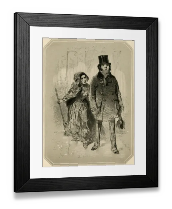 Framed Print : Crossing-sweepers 1849 Framed Print : Crossing-sweepers 1849