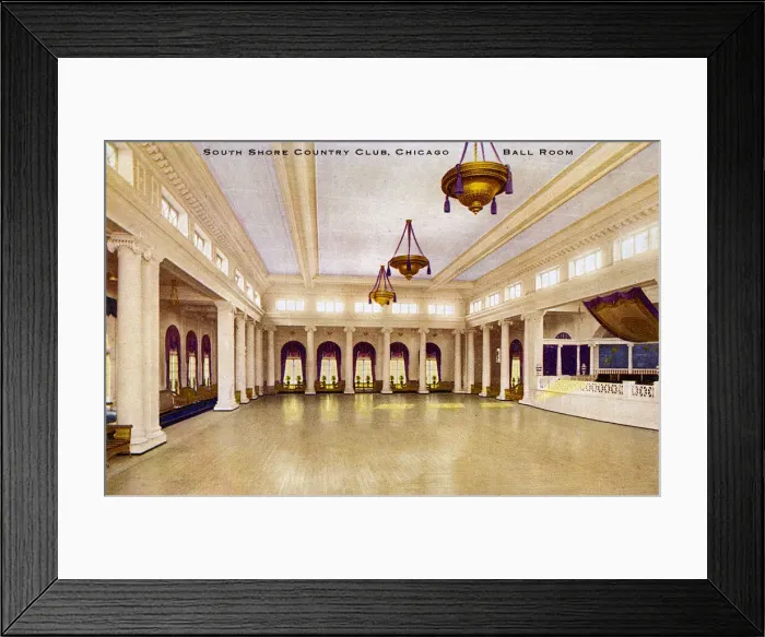 Framed Print : South Shore Country Club, Chicago, Illinois, USA