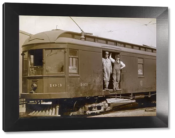 Locomotive engine, Chicago & Evanston Line, Illinois, USA