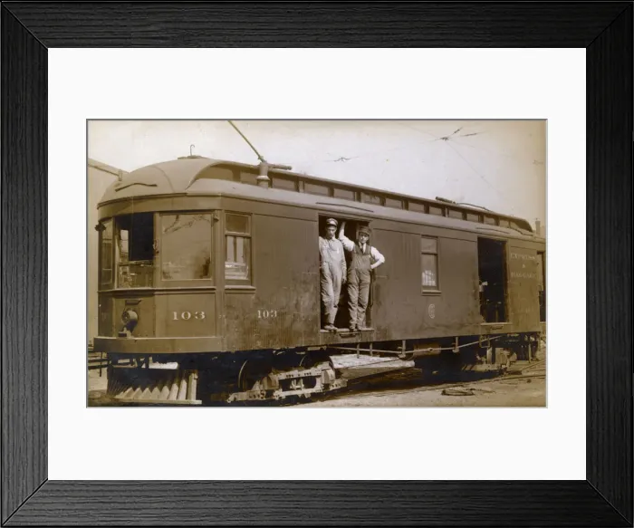 Framed Print : Locomotive engine, Chicago & Evanston Line, Illinois, USA Framed Print : Locomotive engine, Chicago & Evanston Line, Illinois, USA