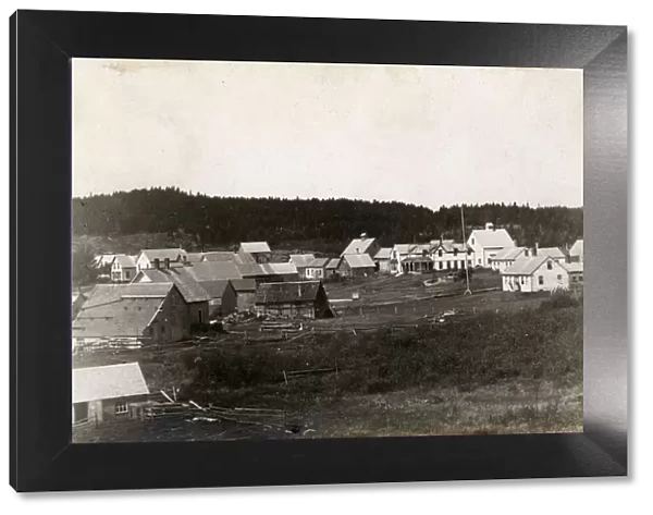 General view of Cutler, Washington County, Maine, USA