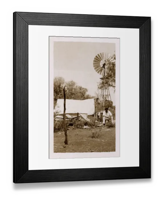 Framed Print : Squatters camp, Winton, Queensland, Australia Framed Print : Squatters camp, Winton, Queensland, Australia