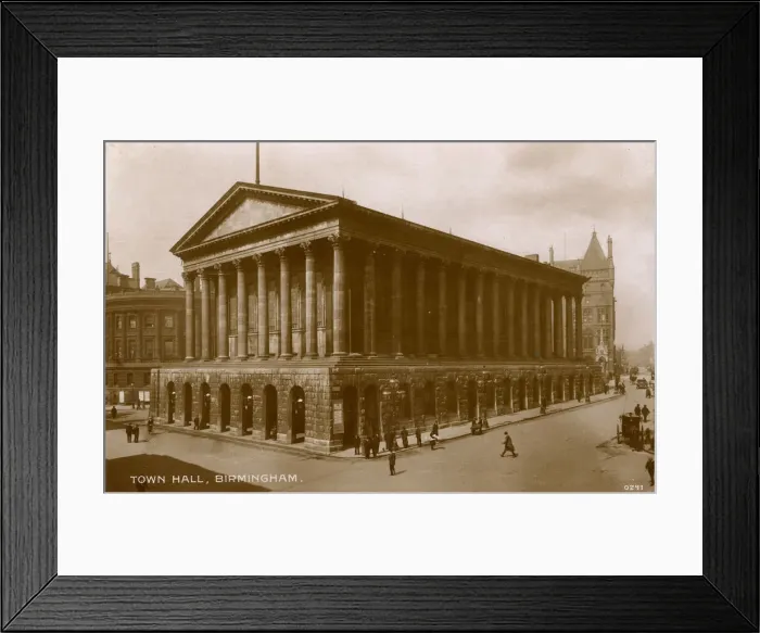 Framed Print : Town Hall, Victoria Square, Birmingham, West Midlands, UK Framed Print : Town Hall, Victoria Square, Birmingham, West Midlands, UK