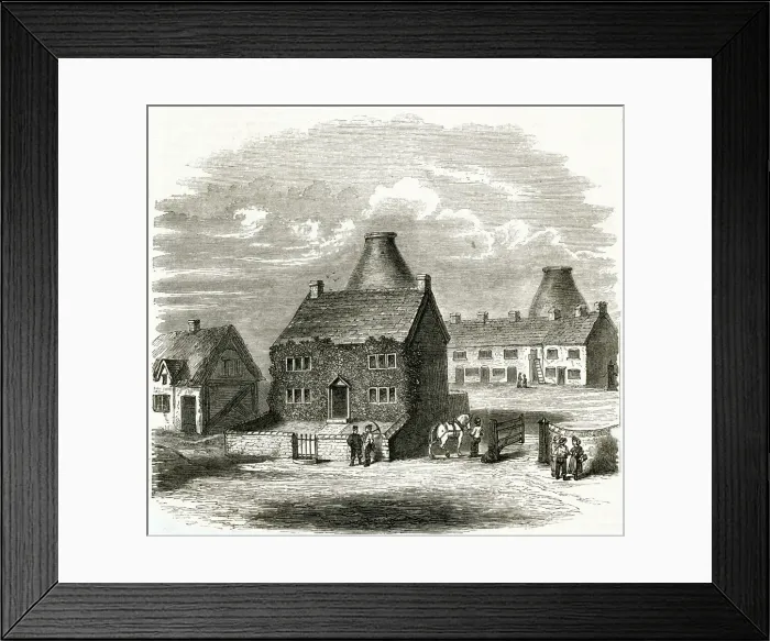 Framed Print : Wedgwoods manufactory in Burslem Framed Print : Wedgwoods manufactory in Burslem