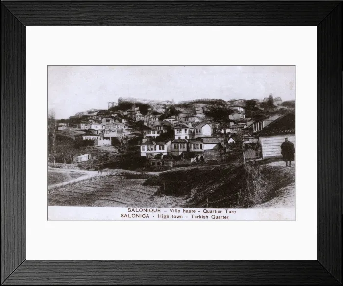 Framed Print : High town, Turkish quarter, Salonika, Greece Framed Print : High town, Turkish quarter, Salonika, Greece