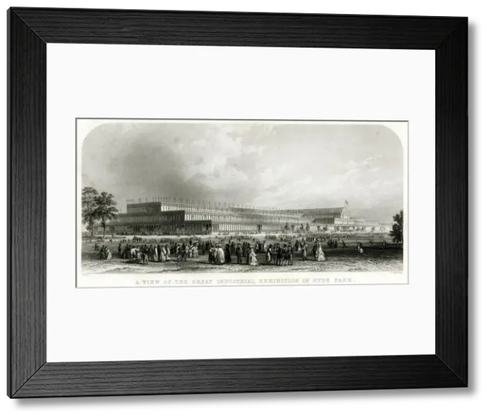 Framed Print : The Great Industrial Exhibition in Hyde Park 1851 Framed Print : The Great Industrial Exhibition in Hyde Park 1851