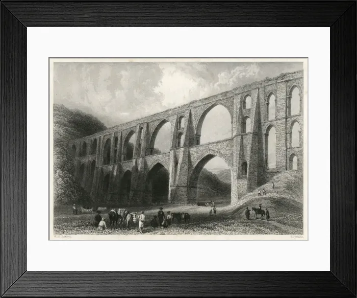 Framed Print : Aqueduct of the Greek Emperors, near Pyrgo 1854 Framed Print : Aqueduct of the Greek Emperors, near Pyrgo 1854