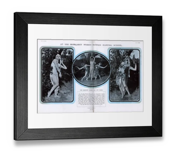 Framed Print : Margaret Morris Summer Dancing School Framed Print : Margaret Morris Summer Dancing School
