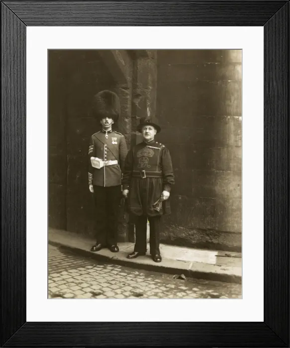 Framed Print : Ancient and Modern, Tower of London, London Framed Print : Ancient and Modern, Tower of London, London