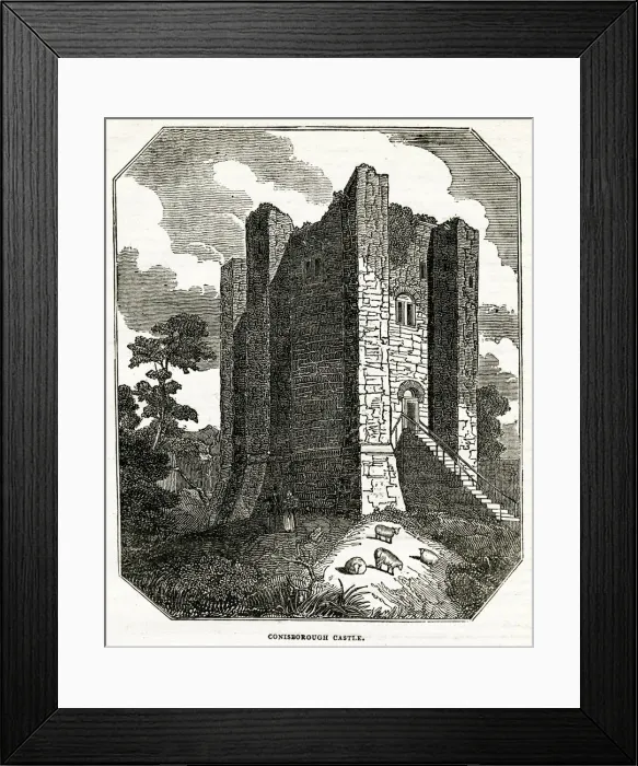 Framed Print : Conisbrough Castle Framed Print : Conisbrough Castle