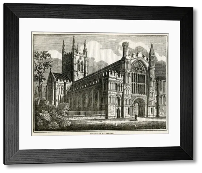 Framed Print : Rochester Cathedral Framed Print : Rochester Cathedral