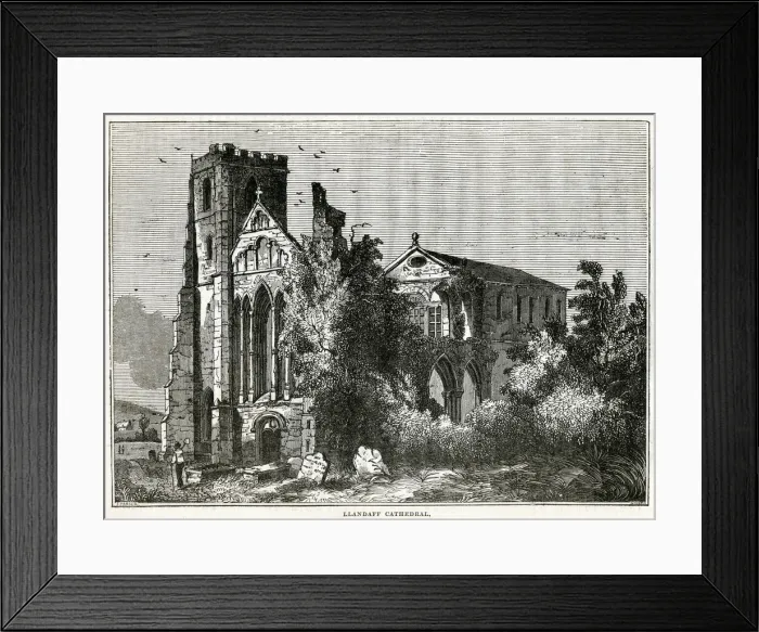 Framed Print : Llandaff Cathedral - original Framed Print : Llandaff Cathedral - original