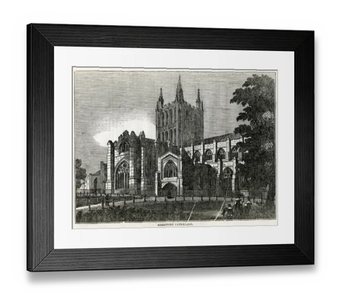 Framed Print : Hereford Cathedral Framed Print : Hereford Cathedral