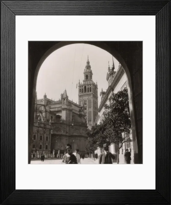 Framed Print : View of Cathedral of St Mary of the See, Seville, Spain Framed Print : View of Cathedral of St Mary of the See, Seville, Spain