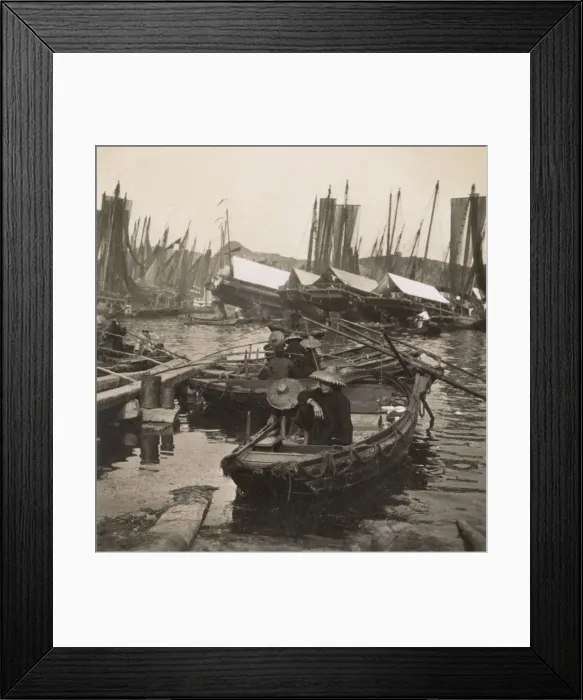 Framed Print : Life on the river, Hong Kong, China Framed Print : Life on the river, Hong Kong, China