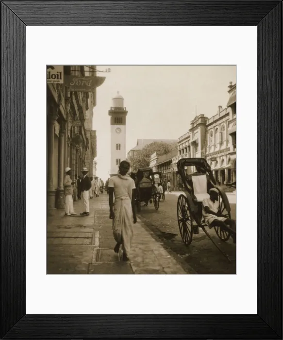 Framed Print : View of Chatham Street, Colombo, Ceylon (Sri Lanka) Framed Print : View of Chatham Street, Colombo, Ceylon (Sri Lanka)