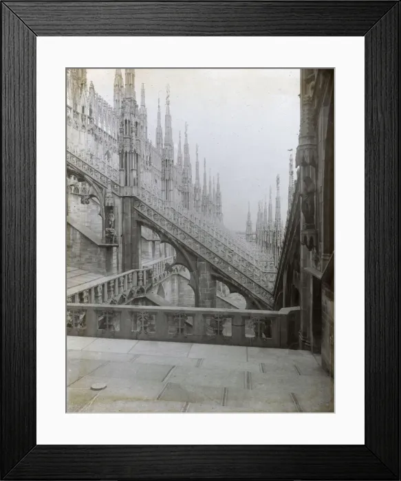 Framed Print : Door leading onto roof, Milan Cathedral, Milan, Italy Framed Print : Door leading onto roof, Milan Cathedral, Milan, Italy