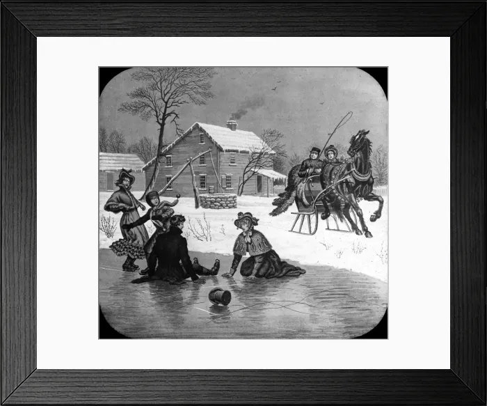 Framed Print : Home Sweet Home -- a tumble on the ice Framed Print : Home Sweet Home -- a tumble on the ice