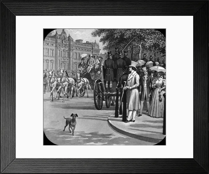 Framed Print : Home Sweet Home -- city street scene Framed Print : Home Sweet Home -- city street scene